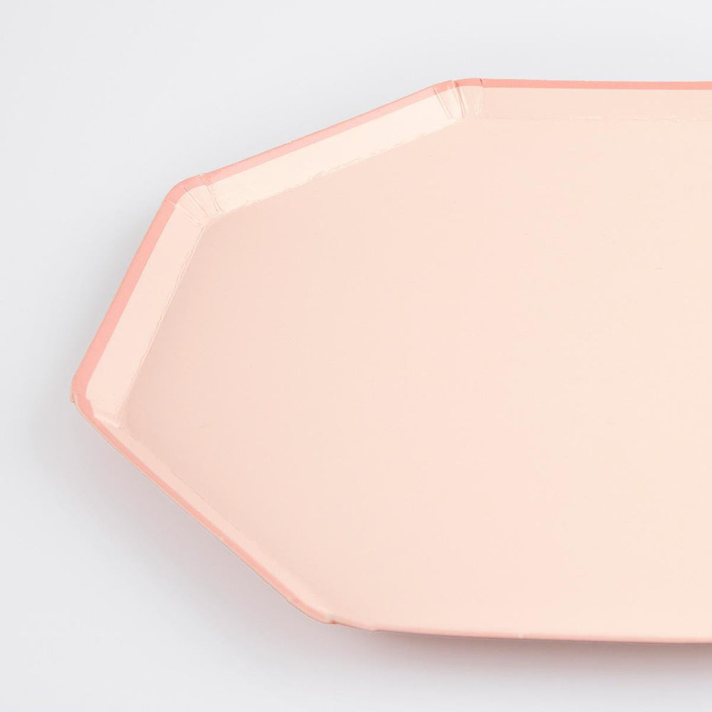 Ballet Slipper Pink Side Party Plates x 8 party plates Ballet Slipper Pink Side Party Plates x 8