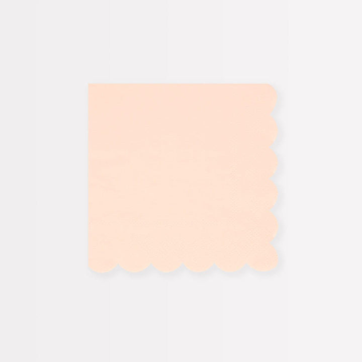 Ballet Slipper Pink Small Party Napkins x 16 party napkins Ballet Slipper Pink Small Party Napkins x 16