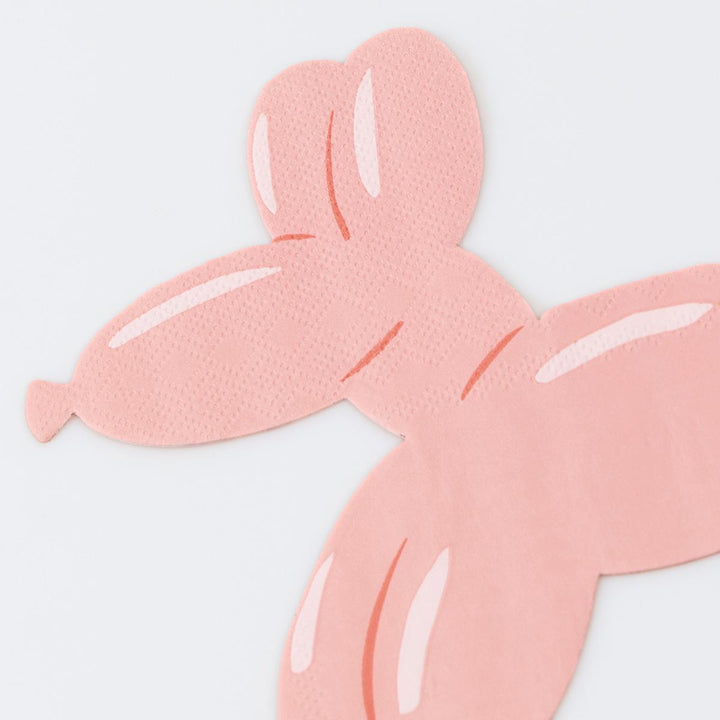 Balloon Dog Party Napkins x 16 party napkins Balloon Dog Party Napkins x 16