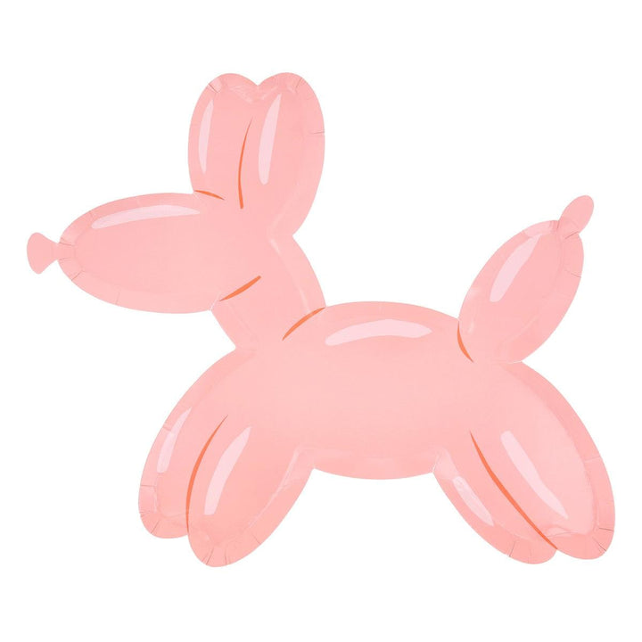 Balloon Dog Party Plates x 8 party plates Balloon Dog Party Plates x 8