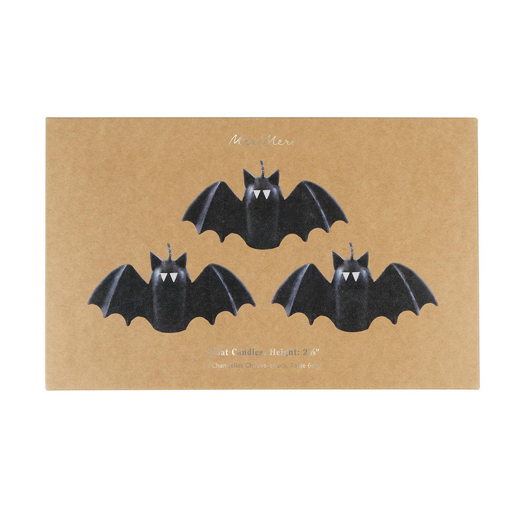 Bat Table Candles x 3 | Meri Meri Candle Bat Table Candles x 3