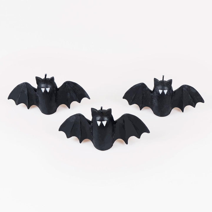 Bat Table Candles x 3 | Meri Meri Candle Bat Table Candles x 3