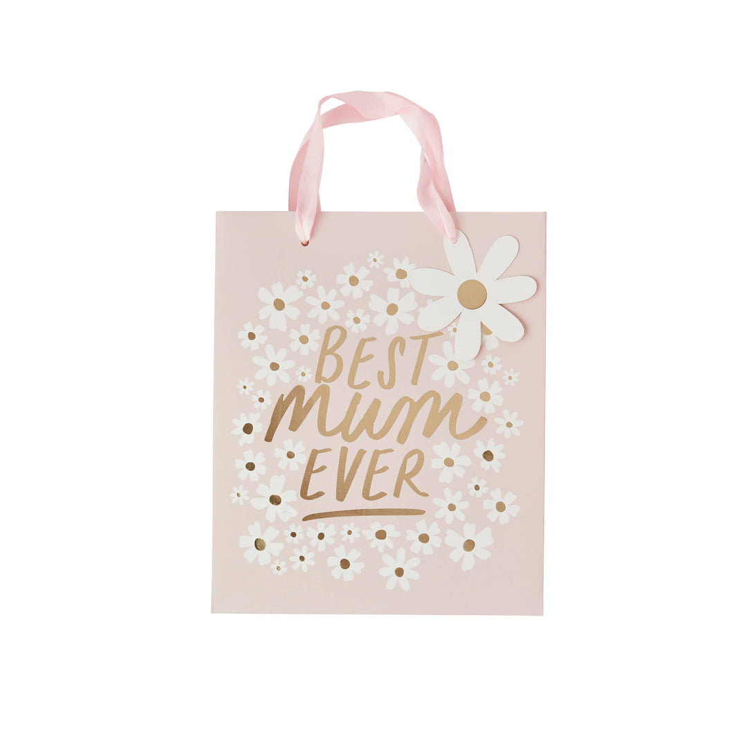 Best Mum Ever Daisy Gift Bag (Pack of 6) | Mother&