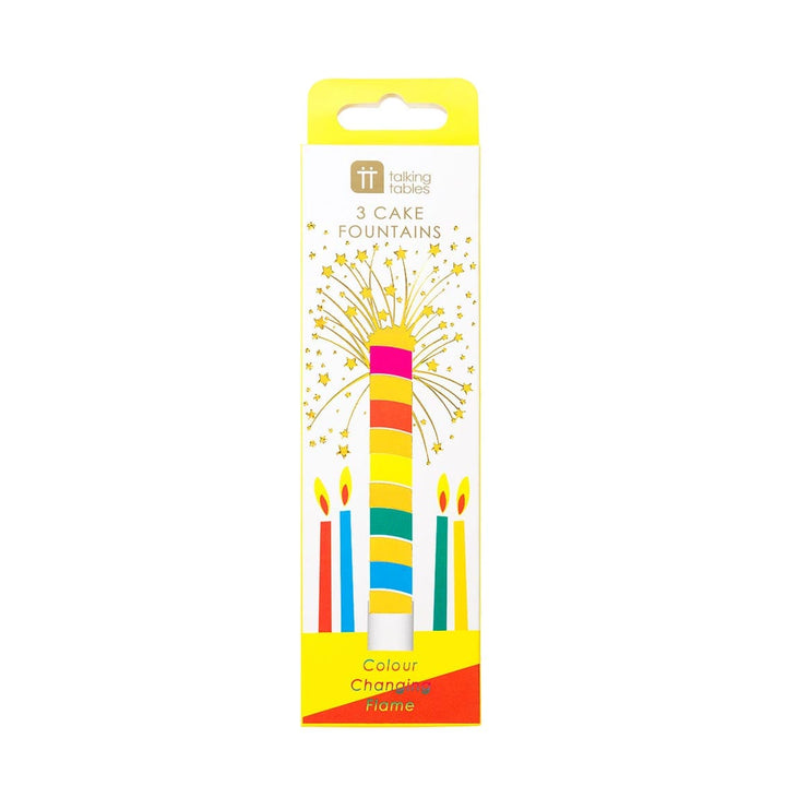 Birthday Brights Rainbow Cake Fountain fountain Birthday Brights Rainbow Cake Fountain