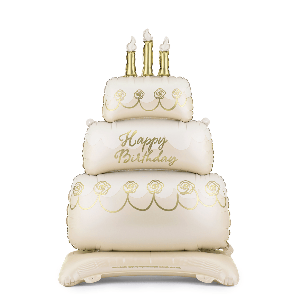 Birthday Cake Standing Foil Balloon Balloons Birthday Cake Standing Foil Balloon