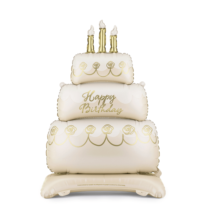 Birthday Cake Standing Foil Balloon Balloons Birthday Cake Standing Foil Balloon