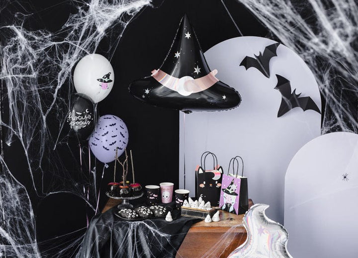 Party Supplies Black Bat Halloween Hanging Decorations x 3