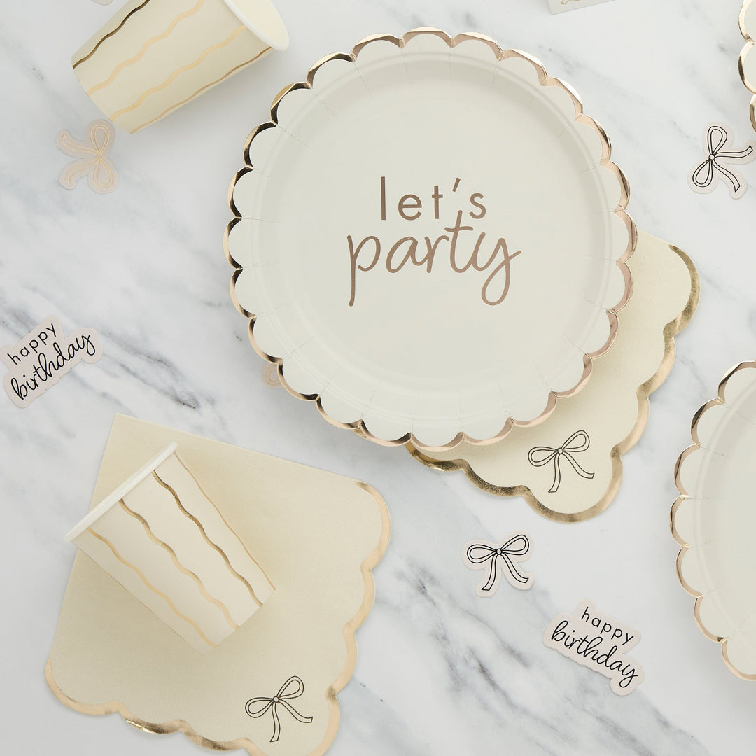 Black & Gold Cocktail Shaped Party Napkins x 16 Paper Napkins Black & Gold Cocktail Shaped Party Napkins x 16