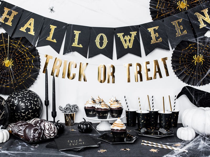 Party Supplies Black Halloween Party Banner