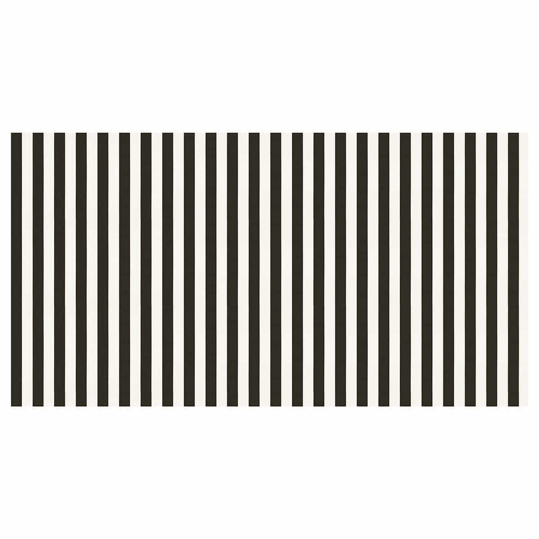 Black Striped Paper Party Tablecloth | Meri Meri Halloween Table Tableware Black Striped Paper Party Tablecloth
