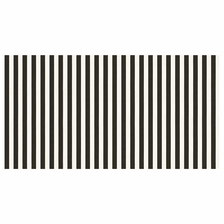 Black Striped Paper Party Tablecloth | Meri Meri Halloween Table Tableware Black Striped Paper Party Tablecloth