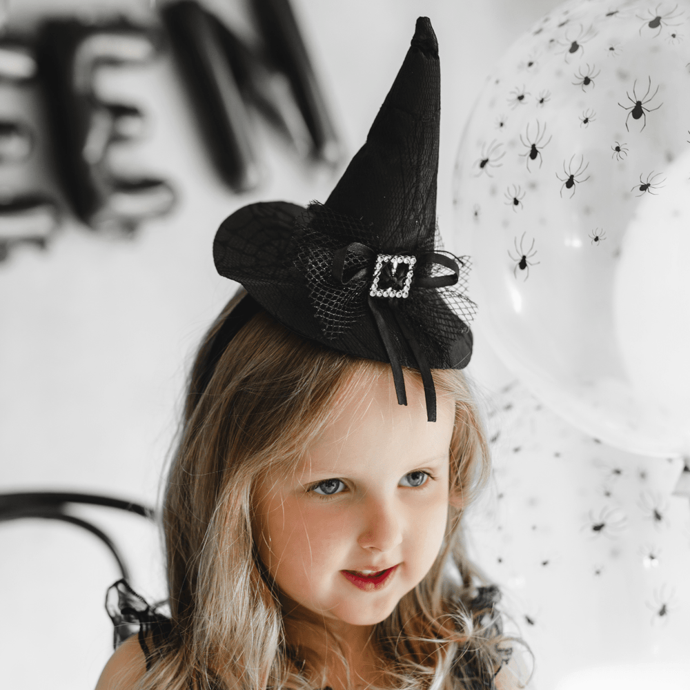 Black Witch Hat Headband - Child Size fancy dress Black Witch Hat Headband - Child Size