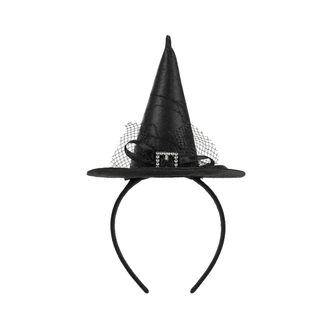 Black Witch Hat Headband - Child Size fancy dress Black Witch Hat Headband - Child Size