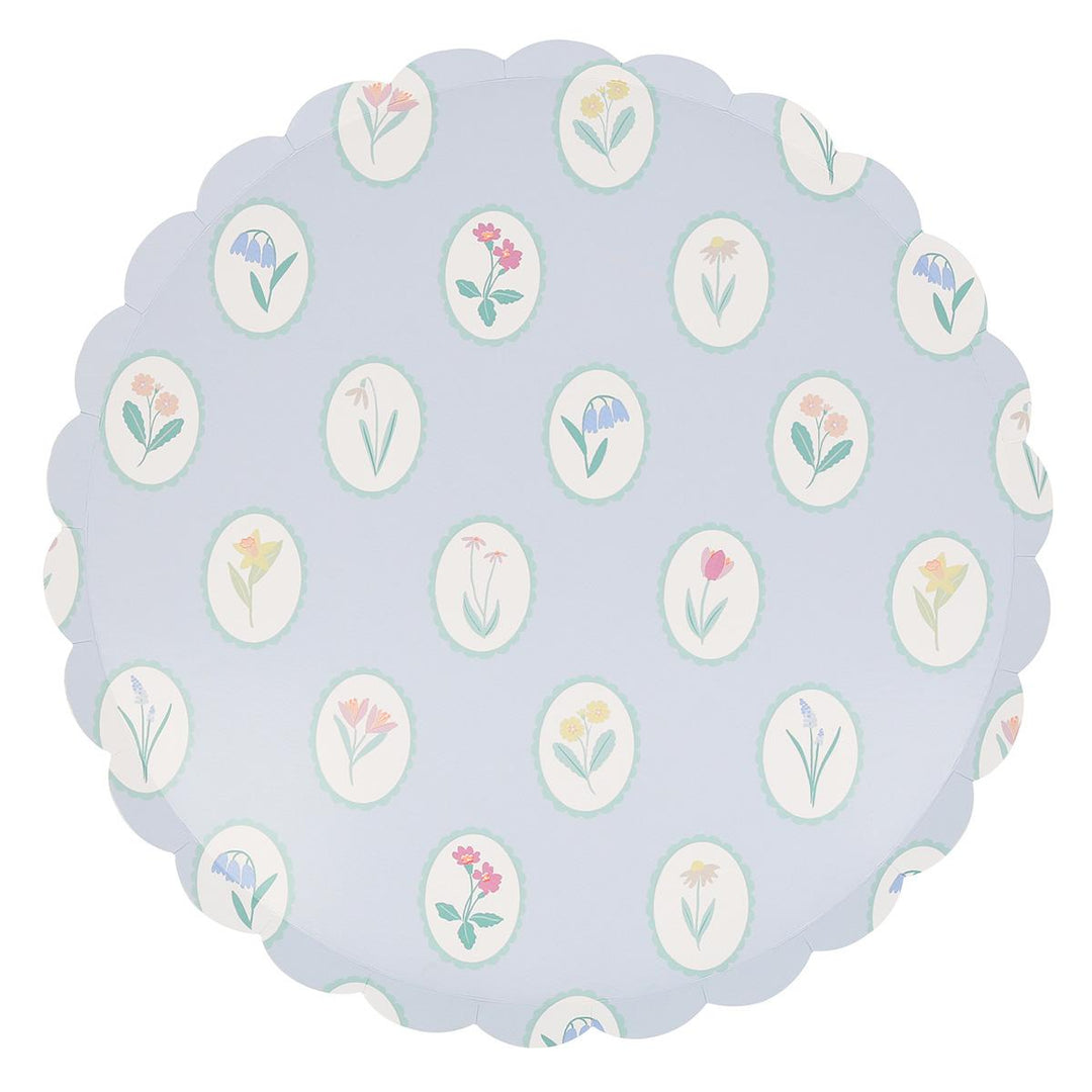 Bloomsbury Floral Dinner Party Plates x 8 | Meri Meri party plates Bloomsbury Floral Dinner Party Plates x 8