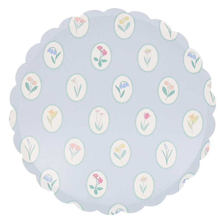Bloomsbury Floral Dinner Party Plates x 8 | Meri Meri party plates Bloomsbury Floral Dinner Party Plates x 8