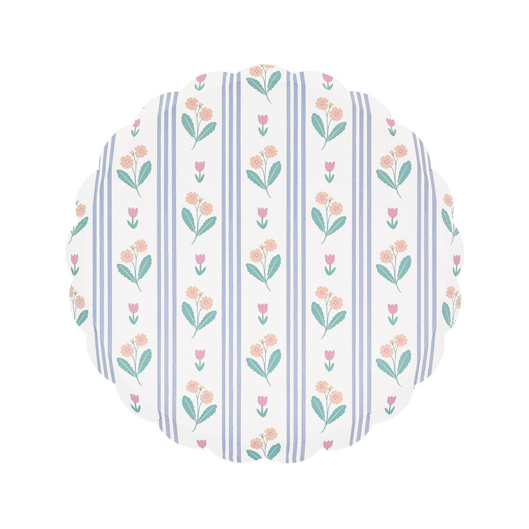 Bloomsbury Floral Side Party Plates x 8 | Meri Meri party plates Bloomsbury Floral Side Party Plates x 8