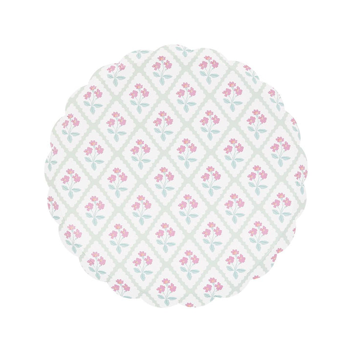 Bloomsbury Floral Side Party Plates x 8 | Meri Meri party plates Bloomsbury Floral Side Party Plates x 8