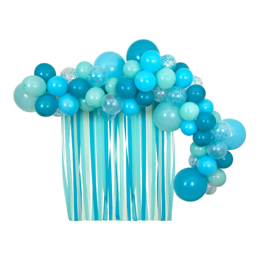 Blue Balloons & Streamers Party Kit | Meri Meri Birthday Party Balloons Blue Balloons & Streamers Party Kit x 52 Balloons