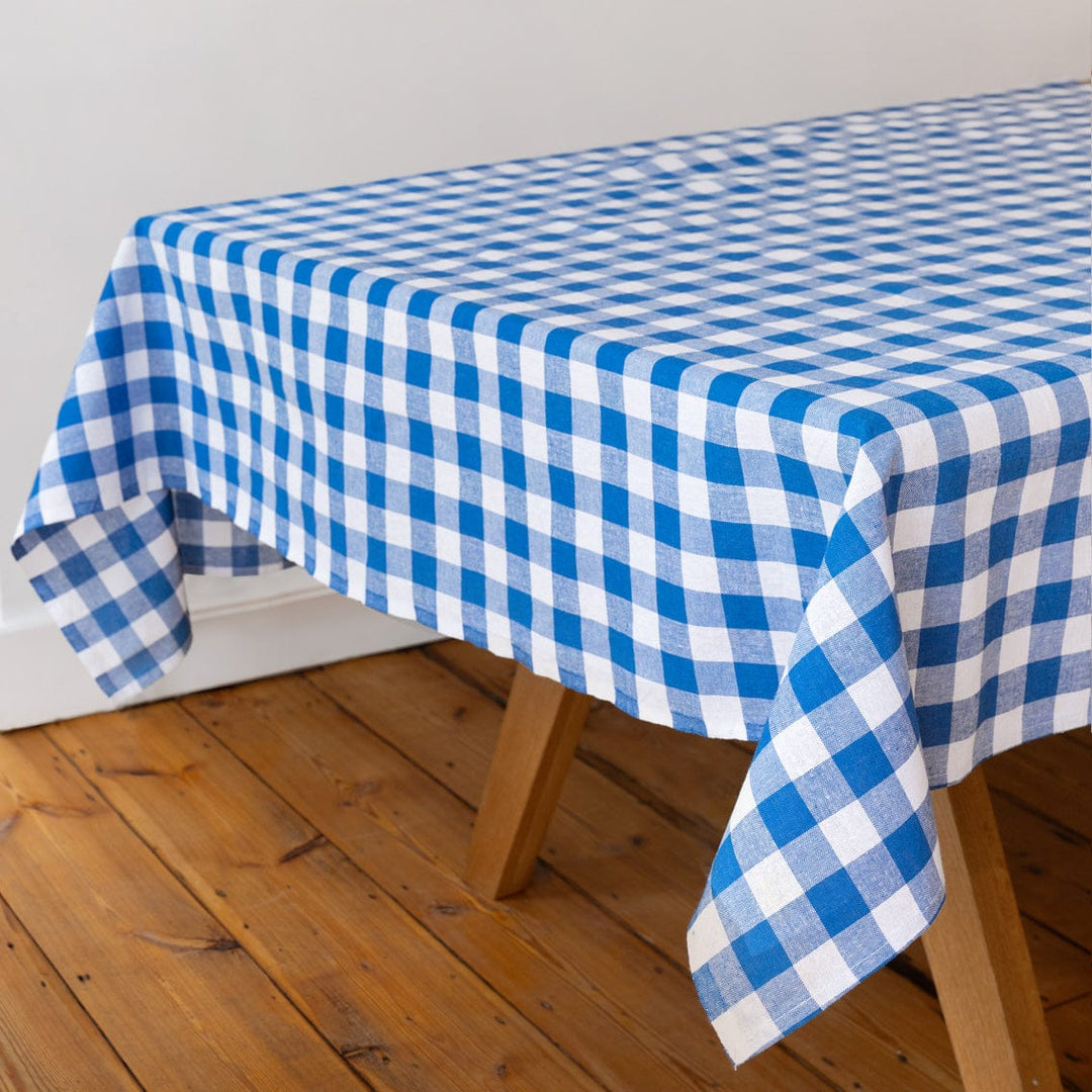 Blue Gingham Tablecloth | Talking Tables | Little Big Party Table Covers/Runners Blue Gingham Tablecloth