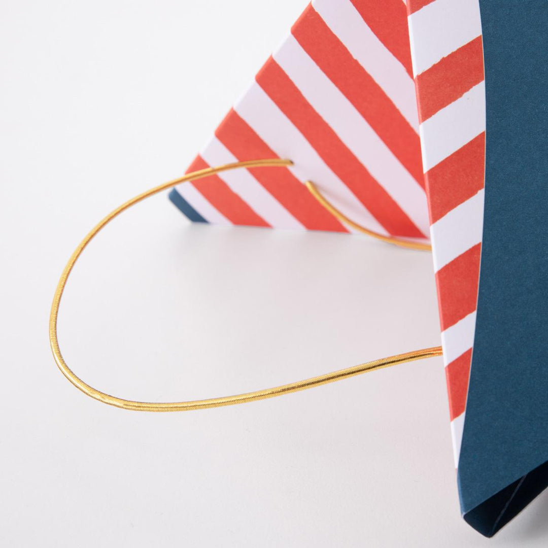 Blue Pirate Party Hats x 8 | Meri Meri Party Hats Blue Pirate Party Hats x 8