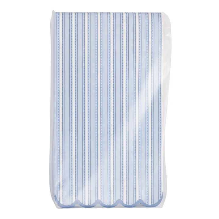 Blue Striped Dinner Napkins x 24 Paper Napkins Blue Striped Dinner Napkins x 24