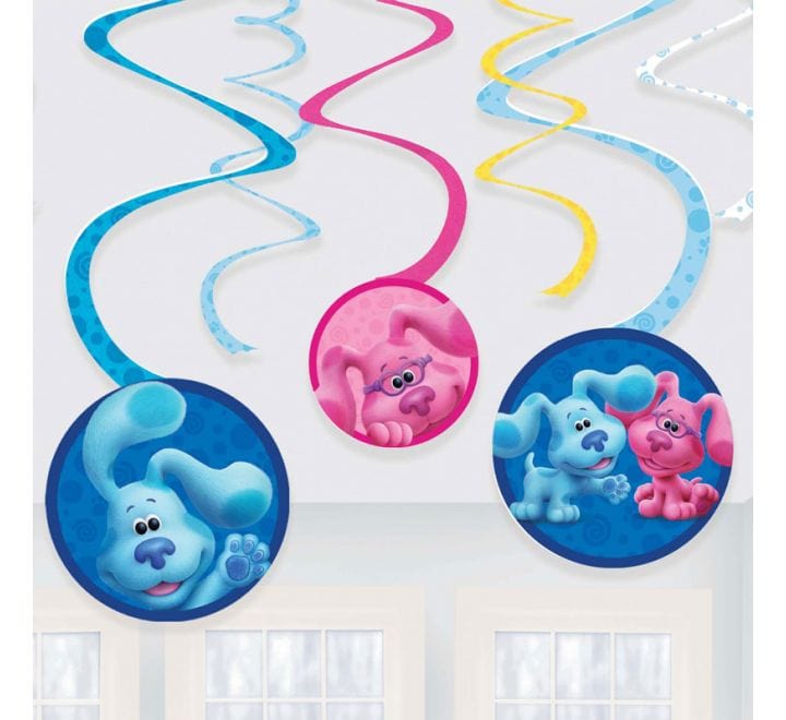 Hanging Decoration Blues Clues Party Hanging Swirl Decorations