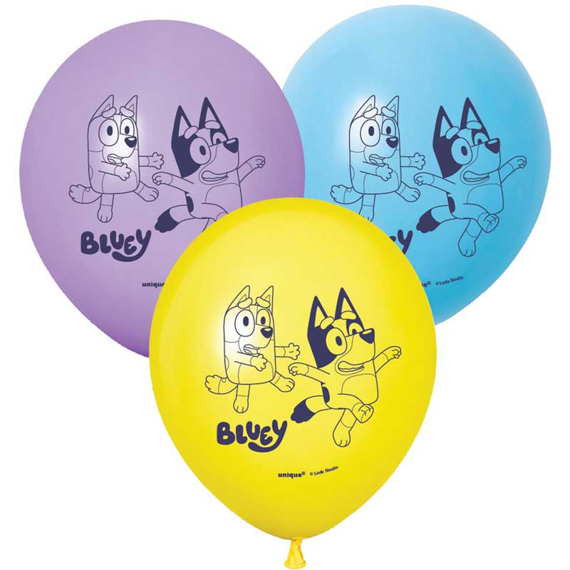 Bluey Assorted Balloons Pack of 6 | Little Big Party Balloons Bluey Assorted Foil Balloons - Pack of 6 (12 Inch)