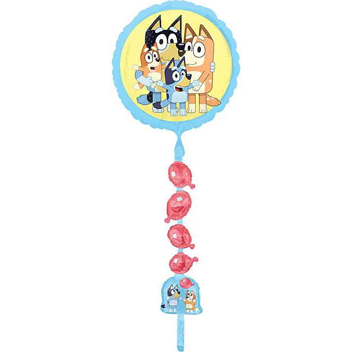 Bluey &amp; Friends XL Airwalker | Little Big Party Balloons Bluey &amp; Friends XL Airwalker Balloon