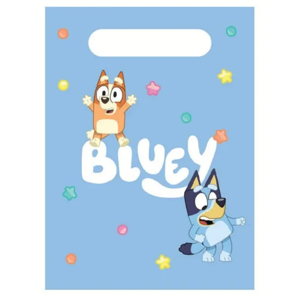 Bluey Party Loot Bags Pack of 8 | Bluey Party Supplies Party Bags Bluey Party Loot Bags x 8