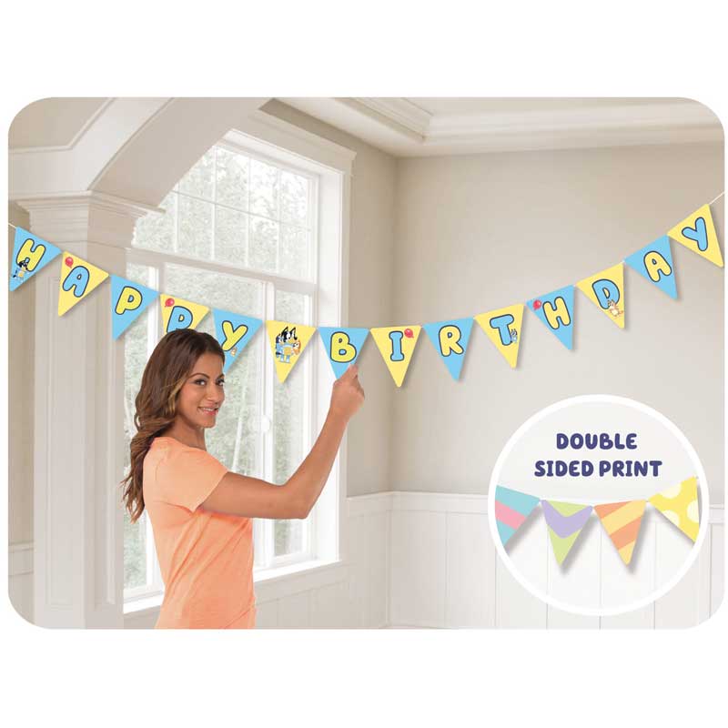 Bluey Pennant Banner | Little Big Party Party Decorations Bluey Pennant Banner
