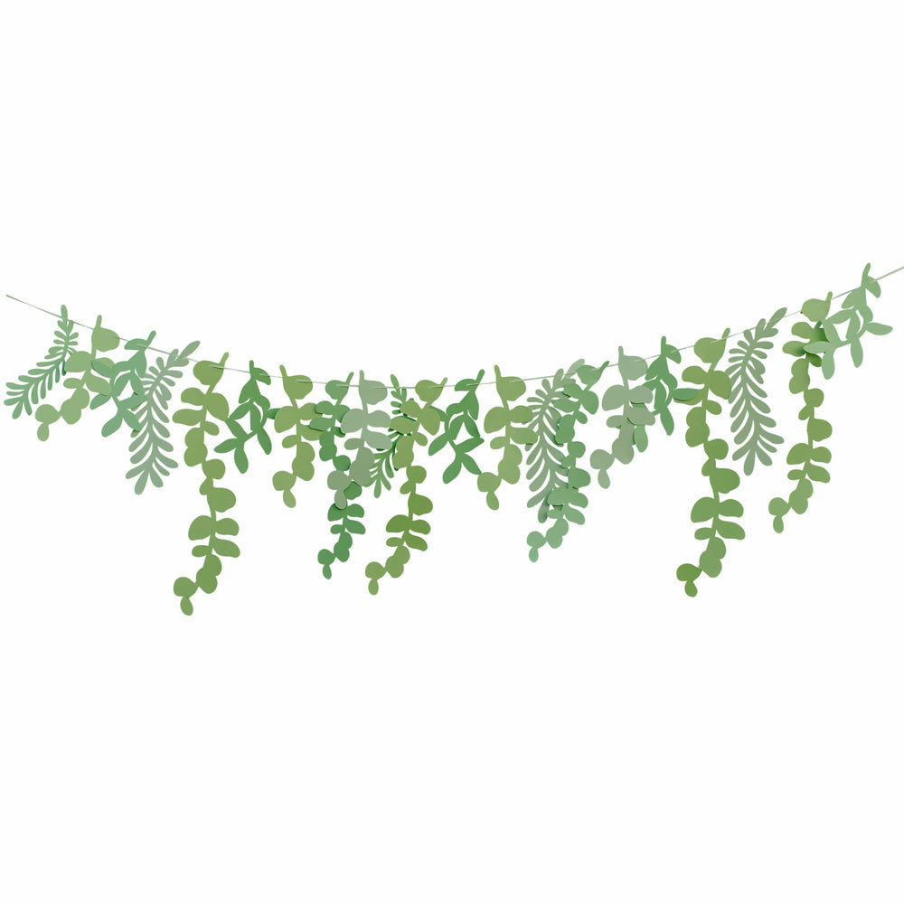 Botanical Leaf Hanging Decorations 2m Bunting Botanical Leaf Hanging Decorations 2m