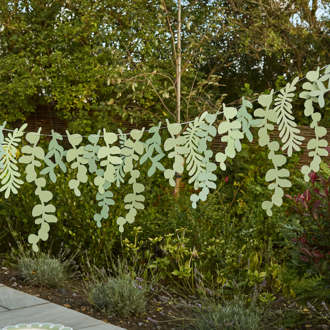 Botanical Leaf Hanging Decorations 2m Bunting Botanical Leaf Hanging Decorations 2m