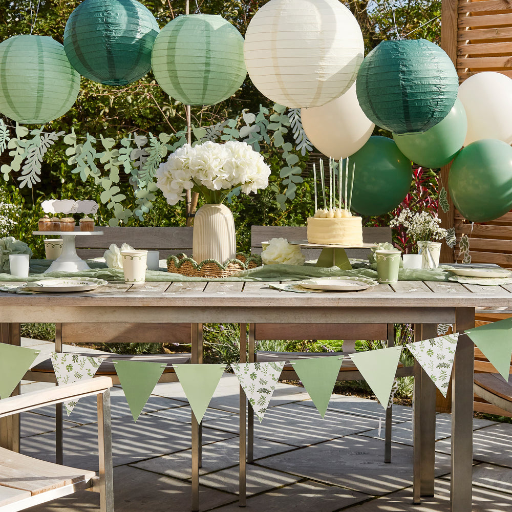 Botanical Party Paper Lantern Hanging Decorations - Pack of 3 Hanging Decoration Botanical Party Paper Lantern Hanging Decorations - Pack of 3