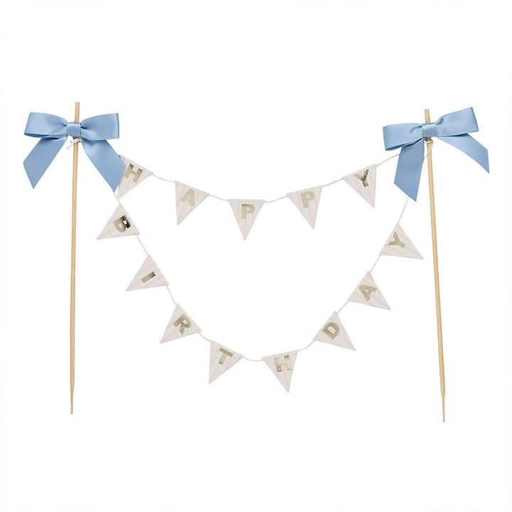 Bow Bunting Cake Topper - Rococo Cherry Cake Decorations Cake Topper Rococo Bow Bunting Cake Topper