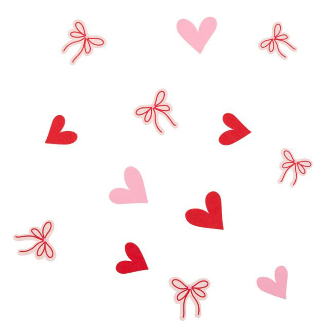 Bow & Heart Table Scatter - 14g Confetti Bow & Heart Table Scatter - 14g