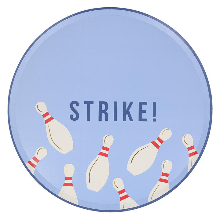 Bowling Dinner Party Plates x 8 | Meri Meri party plates Bowling Dinner Party Plates x 8