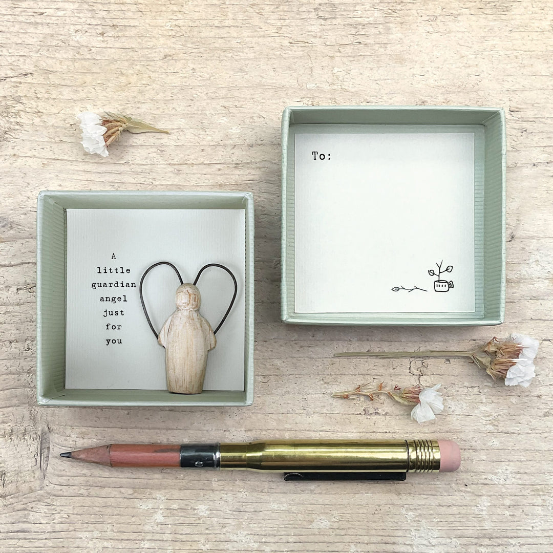 Boxed Guardian Angel Just For You | East of India gift East of India Boxed Guardian Angel Keepsake - Just For You