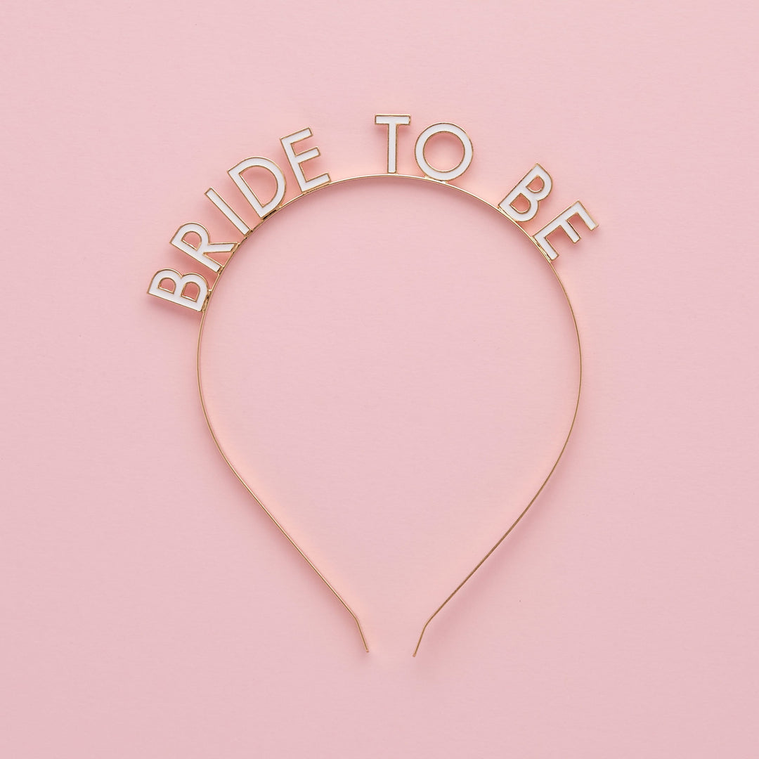 Bride to Be Enamel Fill Headband | Hen Party Supplies UK Party Accessories Bride to Be Enamel Fill Headband