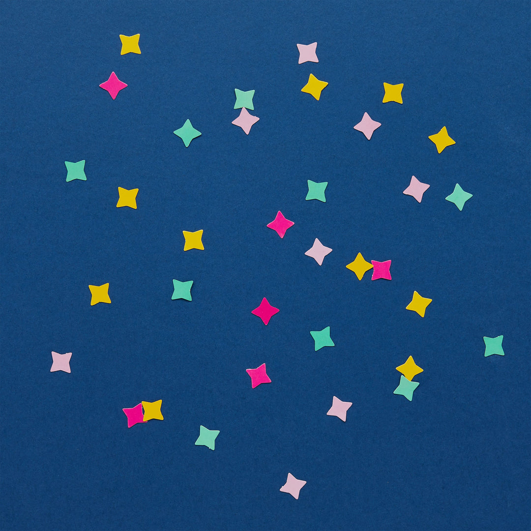 Bright Coloured Star Table Scatter | Diwali Party Supplies UK Party Decorations Bright Coloured Star Table Scatter