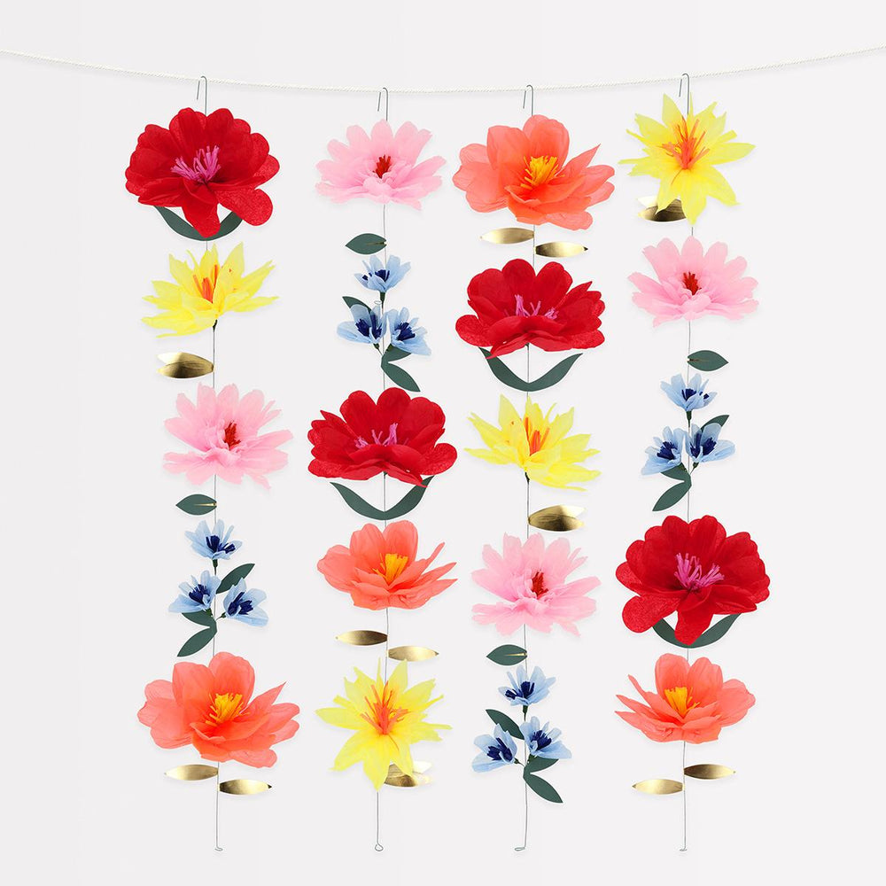 Bright Flower Wall | Meri Meri | Little Big Party Party Decorations Bright Flower Wall