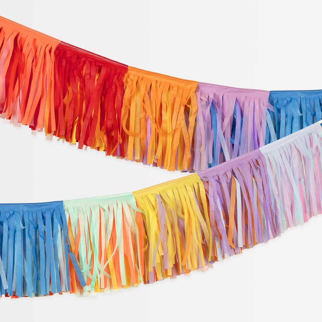 Bright Fringe Party Garland Bunting Bright Fringe Party Garland