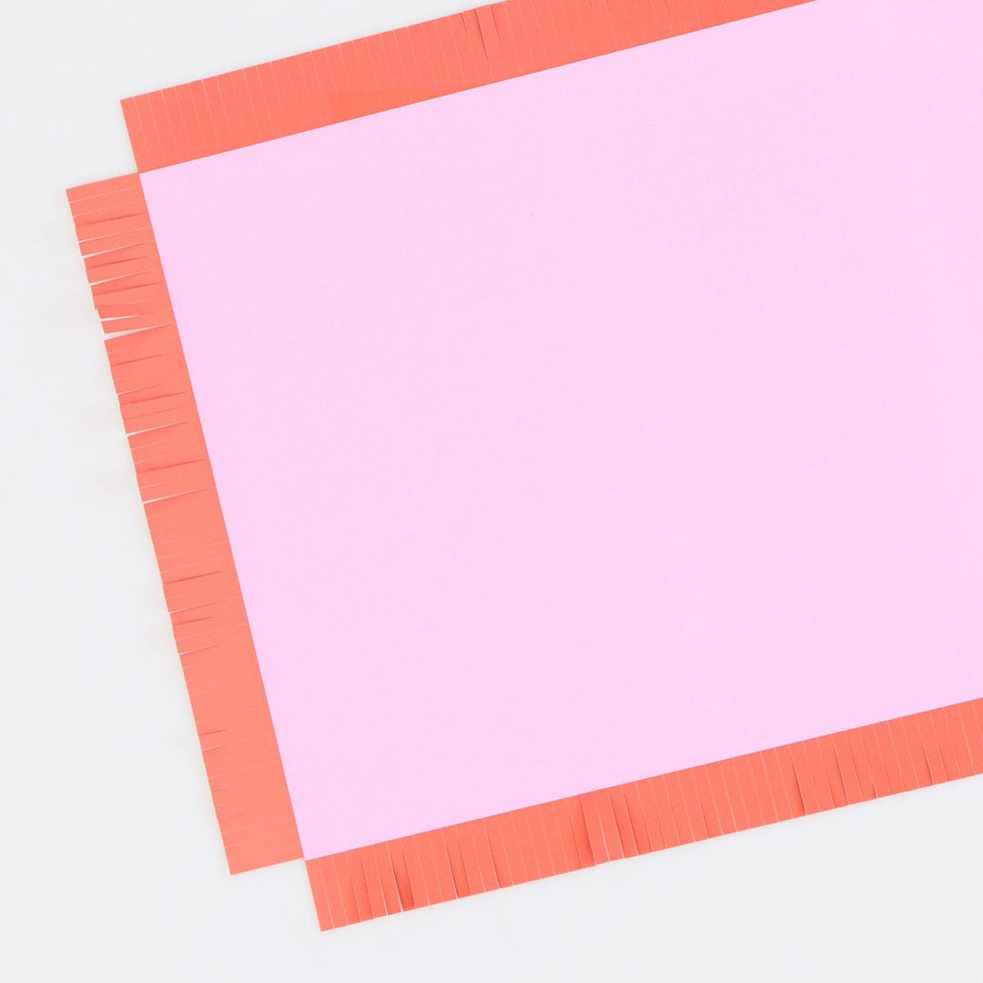 Bright Fringed Paper Party Placemats x 12 | Meri Meri Placemats Bright Fringed Paper Party Placemats x 12