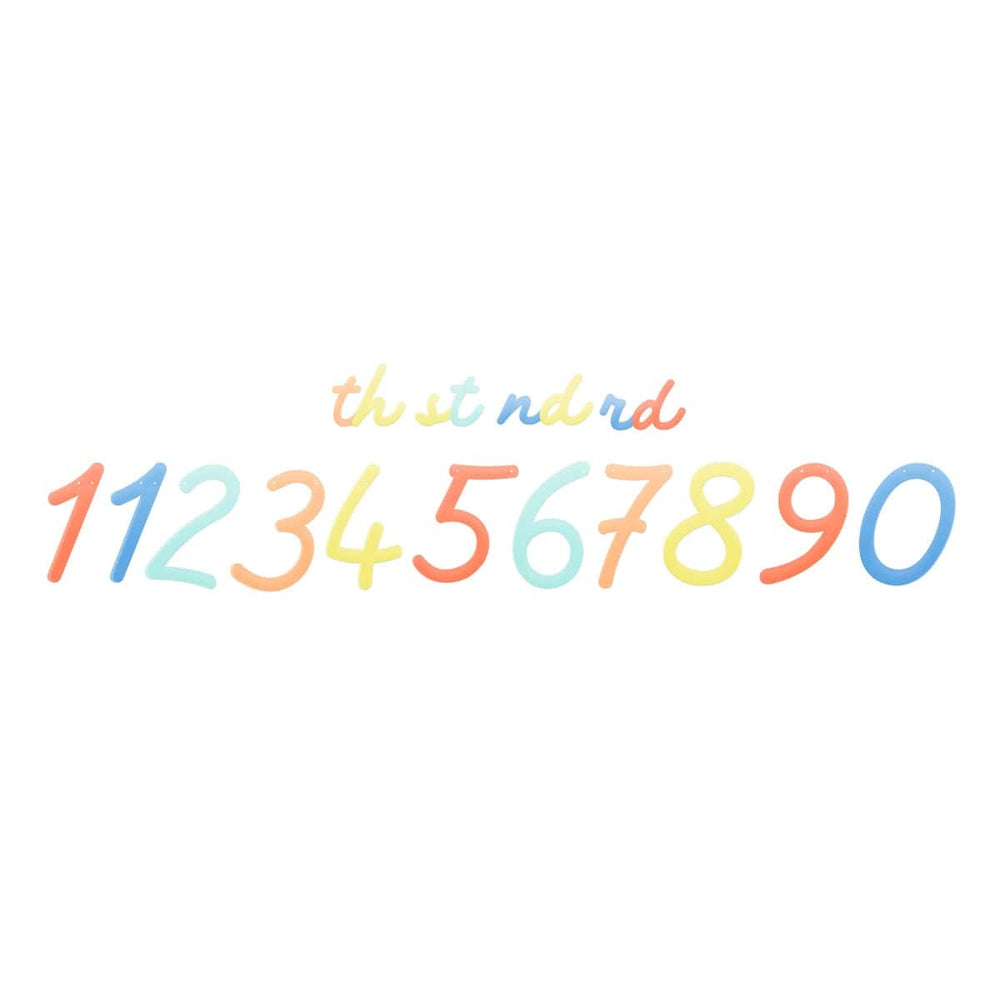 Bright Personalisable Birthday Party Garland Set | Meri Meri Birthday Party Bunting Bright Personalisable Birthday Party Garland Set