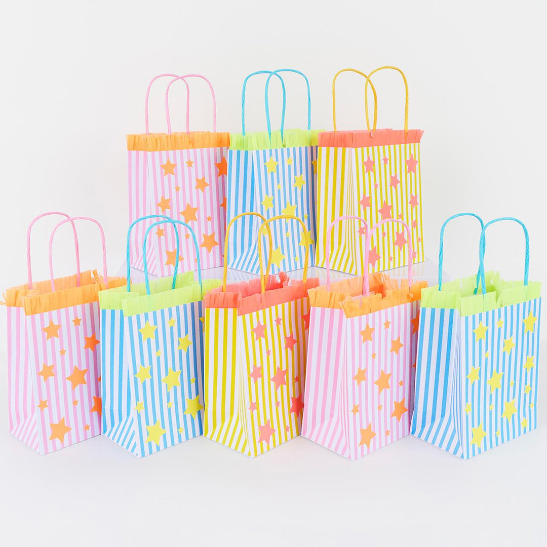 Bright Star Party Bags x8 | Meri Meri | Little Big Party Party Bags Bright Star Party Bags x8