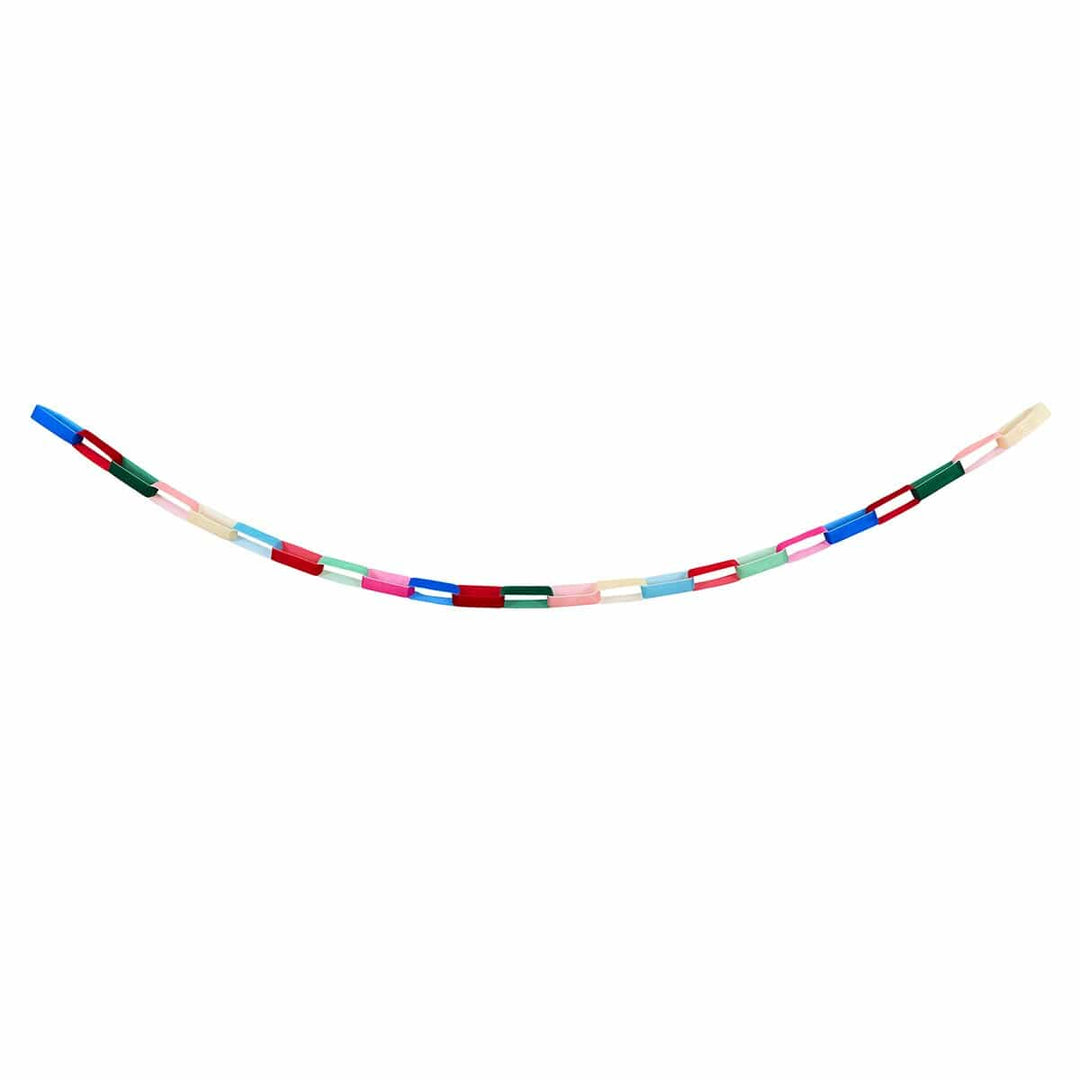 Bright Velvet Chain Link Party Garland Bunting Bright Velvet Chain Link Party Garland