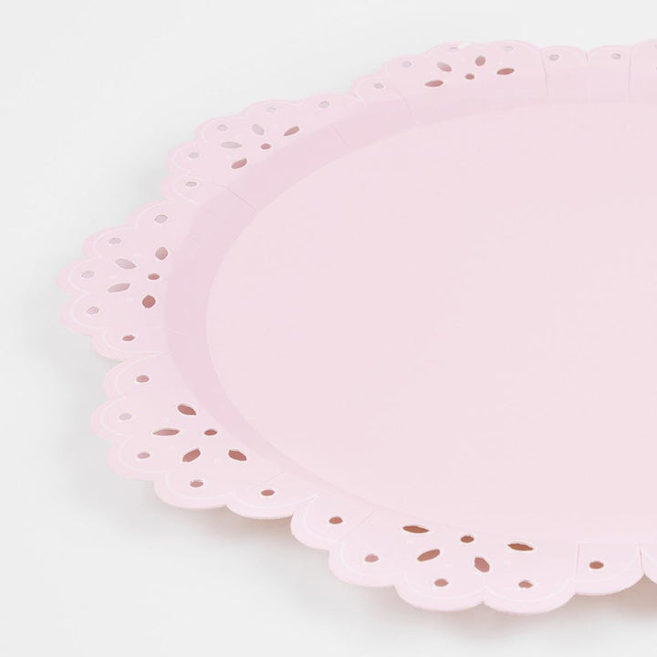 Broderie Anglaise Lace Dinner Party Plates x 8 | Meri Meri party plates Broderie Anglaise Lace Dinner Party Plates x 8