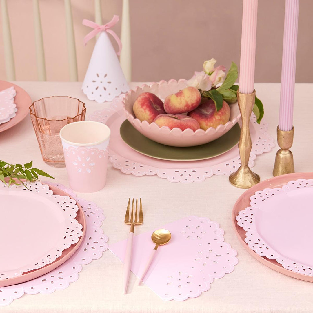 Broderie Anglaise Lace Small Party Napkins x 16 | Meri Meri party napkins Broderie Anglaise Lace Small Party Napkins x 16