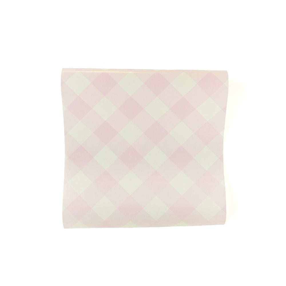 Cake By Courtney Pink Gingham Party Table Runner - My Mind's Eye Party Supplies Cake By Courtney Pink Gingham Party Table Runner