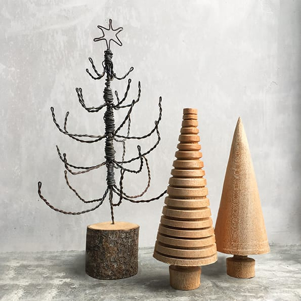 Candelabra Wire Christmas Tree Decoration | East of India Christmas Decoration East of India Candelabra Wire Christmas Tree Decoration