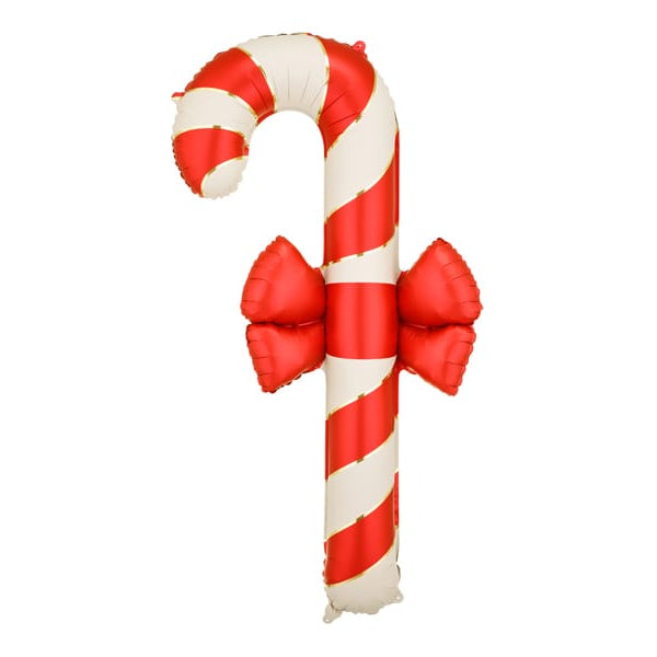 Candy Cane with Bow Foil Balloon (52 inch) Christmas Balloons Foil Balloon Candy Cane with Bow Foil Balloon (52 inch)